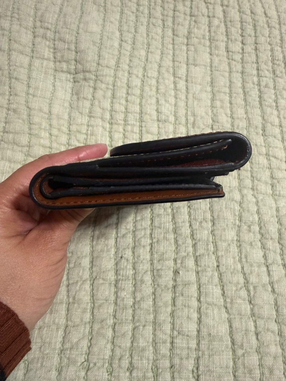 Burberry Burgundy and Beige Wallet - Picture 7 of 8